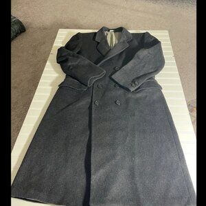 Vintage The Sovereign Wool Coat Tailored By Barry Men’s Sz 42 Double Breasted